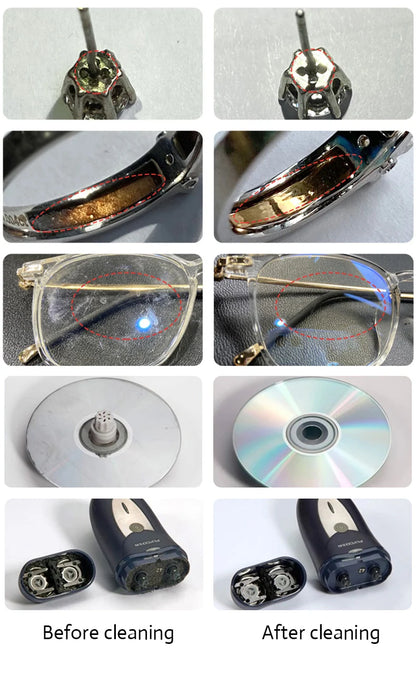 Portable Ultrasonic Cleaner Jewelry Parts Glasses Denture Teeth Circuit Board Watch Washing Machine Tub Dual Frequency Vibration