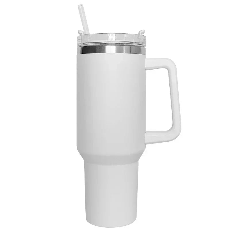 40oz Mug Outdoors With Handle Insulated Tumbler With Lids Straw Stainless Steel Coffee Tumbler Termos Cup for Travel Thermal Mug