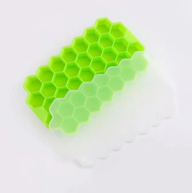 4/2/1PCS Silicone Ice Cube Mold 148 Cube Large-capacity Ice Trays Food Grade Ice Maker BPA Free Reusable Ice Maker with Lids