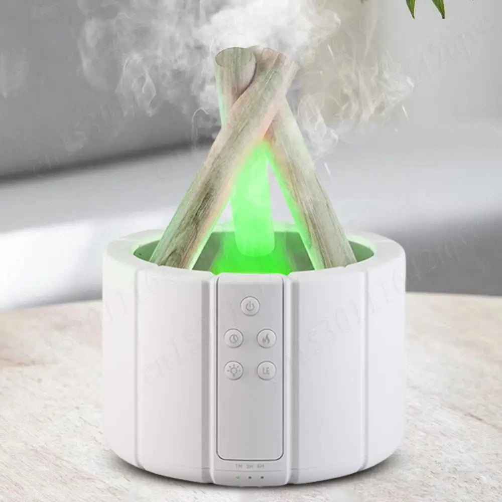 250ml Campfire Flame Aroma Diffuser Bonfire Air Humidifier Ultrasonic Cool Mist Maker Fogger Aromatherapy Essential Oil Diffuser