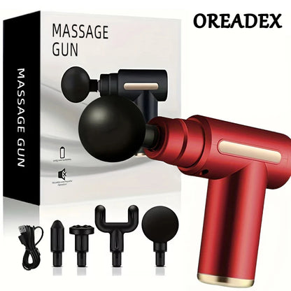 Portable Fascia Gun Tap Massager Body Back and Neck Leg 6 Speed USB Charging Handheld Tap Massager