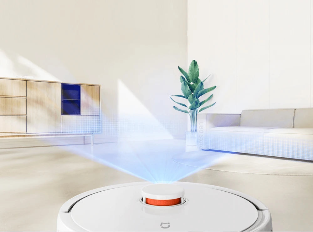 XIAOMI MIJIA 3C Enhanced Robot Vacuum Mop C103 Home Cleaner Sweeping Dragging Suction Floor Cleaning LDS Smart Planned App WiFi