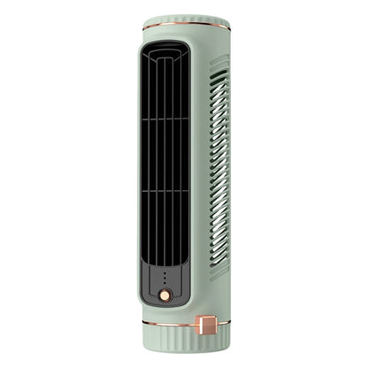 Desk Tower Fan USB Rechargeable 3 Speeds Quiet Air Cooler Tabletop Air Conditioner Vertical Horizontal Electric Fan