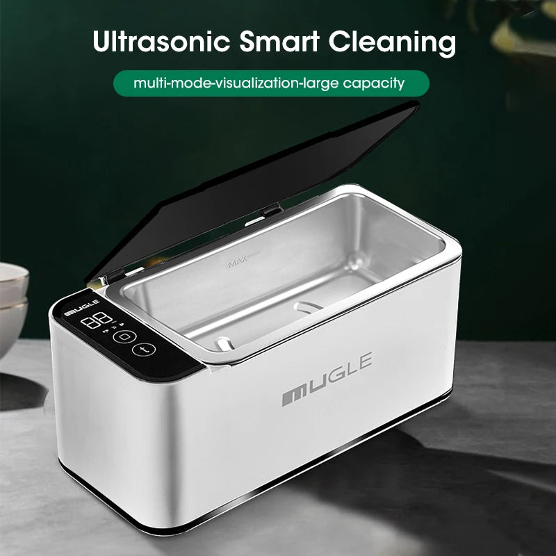 Ultrasonic Cleaning Machine Household 500ML High-frequency Vibration Cleaning Multifunctional Glasses Jewelry Deep Cleaning Tool