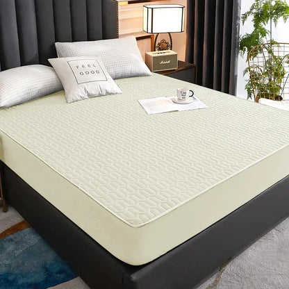 Waterproof Thicken bed Cover Protector Skin-Friendly Queen King Double Fitted Sheet Mattress Cover Mat 150x200 180x200 160x200cm