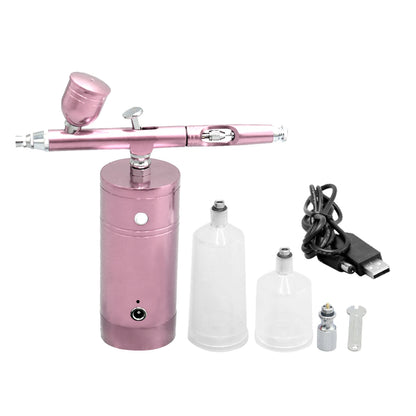 Rechargeable USB Airbrush Kit Portable Airbrush Compressor Spray Pump Handheld Airbrush Gun for FX Makeup Tattoo Painting