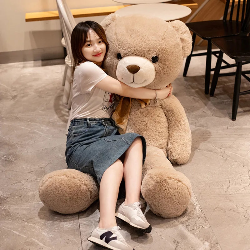 1pc 90CM Giant Size American Bear Plush Doll Soft Stuffed Animal Teddy Bear Plush Toys Girls Valentine Lover Birthday Gift