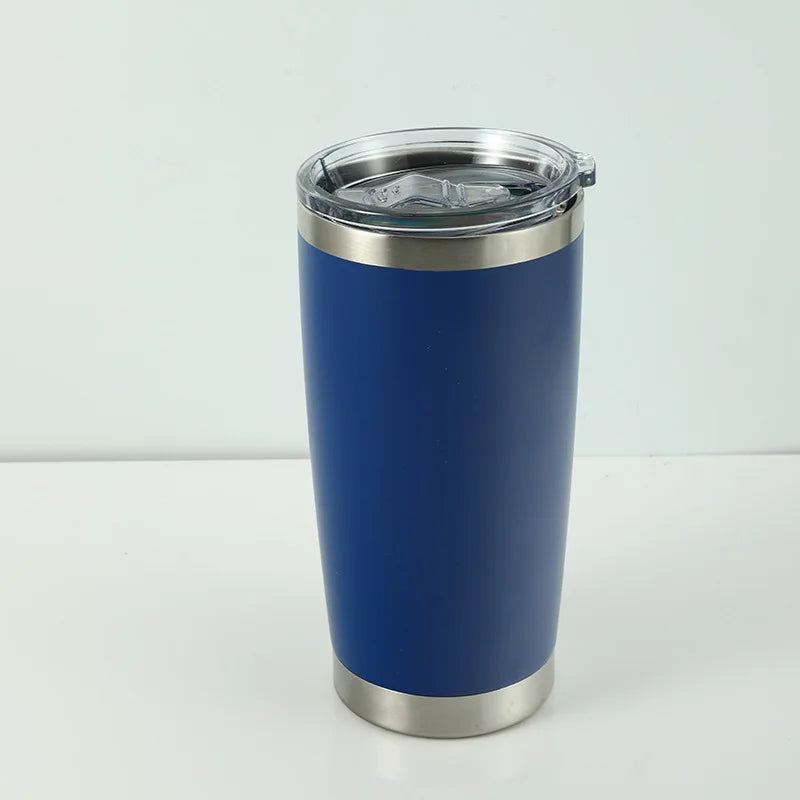 20oz Coffee Mug Thermal Cup Tumbler with Lid 304 Beer Stainless Steel Vacuum Insulated Double Wall xicaras caneca copo termico