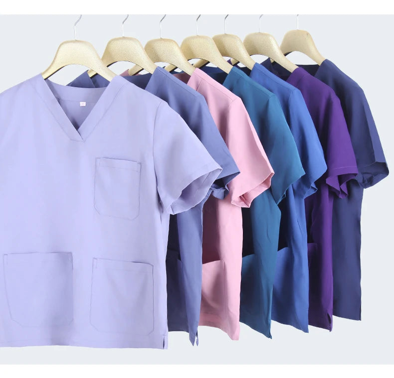 UltraAir™ Quick-Dry Scrubs Medical Uniform Stretch Nurse Doctor Workwear Top and Pant Hospital Dental Clinic Outfits S11-01