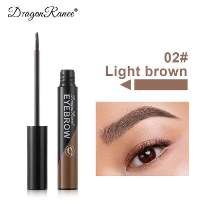 Peel-off Eyebrow Gel Natural Brow Tattoo Black Brown Tint Makeup Waterproof Lasting Eye Brow Enhancers Liquid Gel Tear Wear Easy