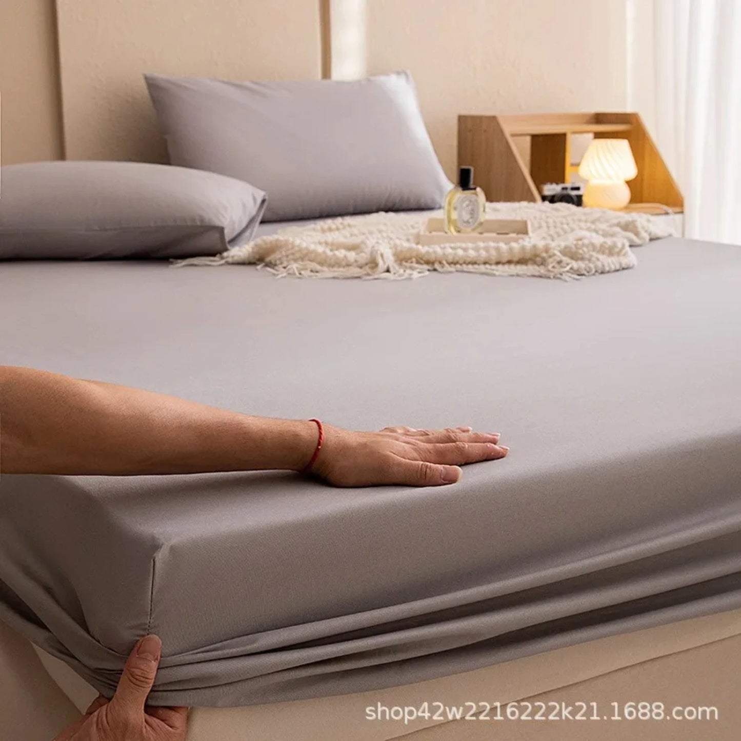 100% Waterproof Mattress Covers Protector Adjustable Bed Fitted Sheets With Elastic Band Single Double King Size 140/160/180x200