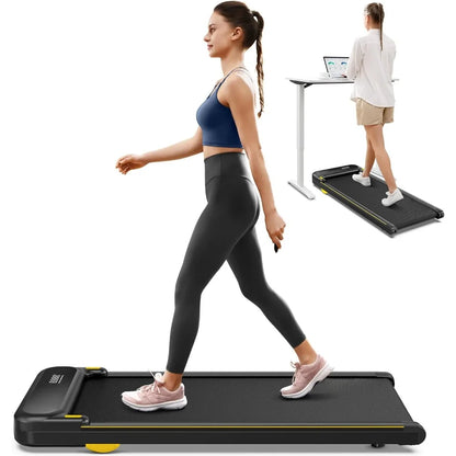 Treadmill,Portable Walking Treadmill 2.25HP, Walking Jogging Machine with 265 lbs Weight Capacity Remote Control LED Display