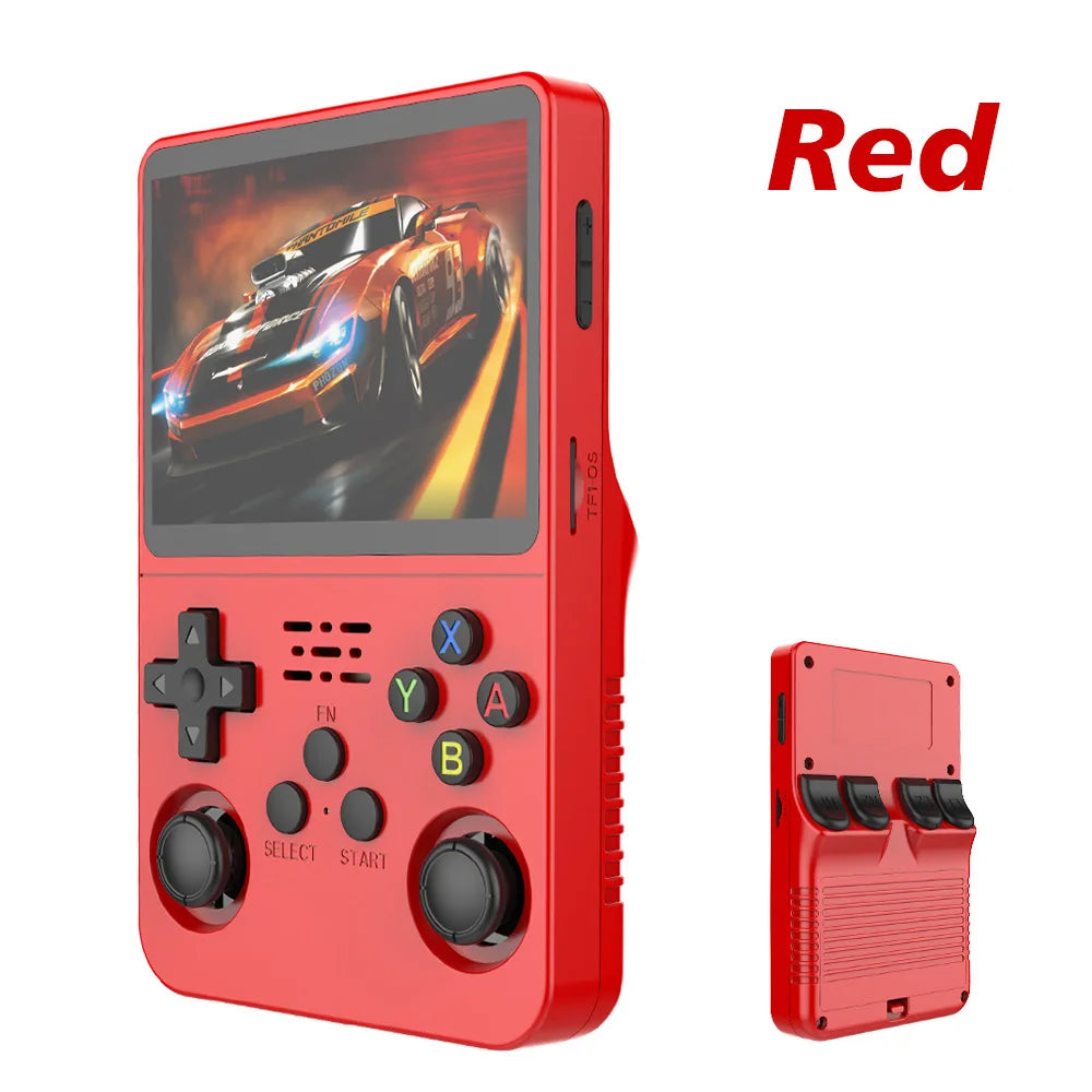 R36S Retro Handheld Video Game Console Linux System 3.5 Inch IPS Screen R35s Plus Portable Pocket Video Player 64GB 128GB