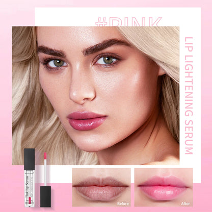 Pink Lips Serum Lip Balm Plumper Serum Reduces Fine Lines Brighten Lipgloss Anti-Drying For Women Pink Lips Instant Volumising