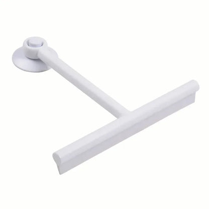 Shower Squeegee Window Glass Wiper Silicone Scraper Cleaner Brush Long Handle Bathroom Mirror Wiper Scraper Cleaning Accessories