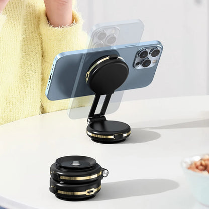 360° Adjustable Magnetic Car Phone Holder Stand Dual-Sided Vacuum Adsorption Ultra Stable Suction Cup Bracket for iPhone Xiaomi