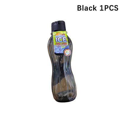 800ML Bottle Plastic Water Bottle Portable Outdoor Sports Water Cup Large Capacity Solid Color Space Cup Plastic Drinkware