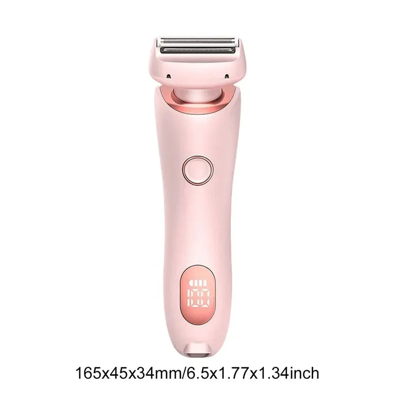 Women's Shaver Multifunctional Epilation Waterproof Body Hair Rechargeable 2 in 1 Pubic Hair Leg Hair Body Hair Trimmer