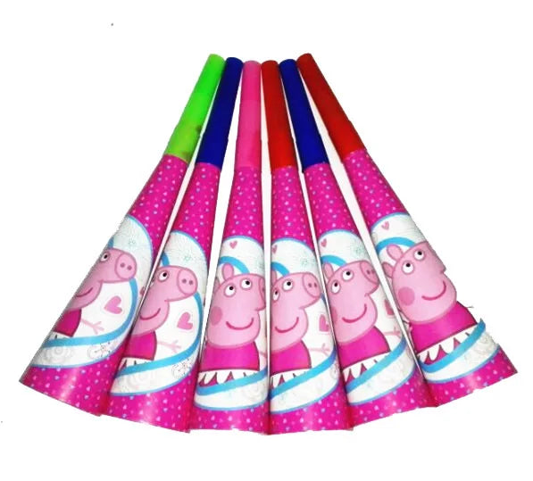 Peppa Pig Birthday Party Decoration Banner Cartoon George Page Balloons Paper Plates Disposable Tableware Decor Background