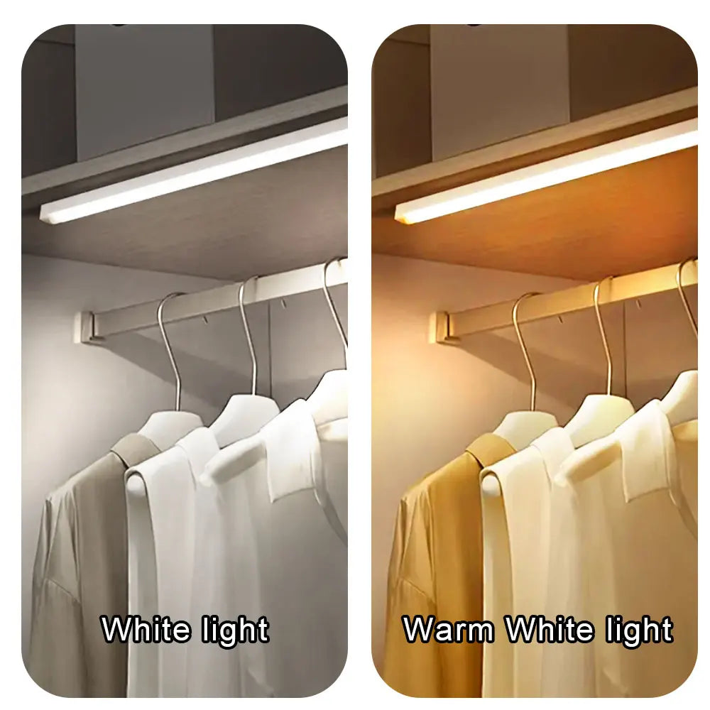 1pc Motion Sensing Light, Wireless Led Night Light, C-type Rechargeable Lightbox Staircase Backlight, Kitchen Lighting