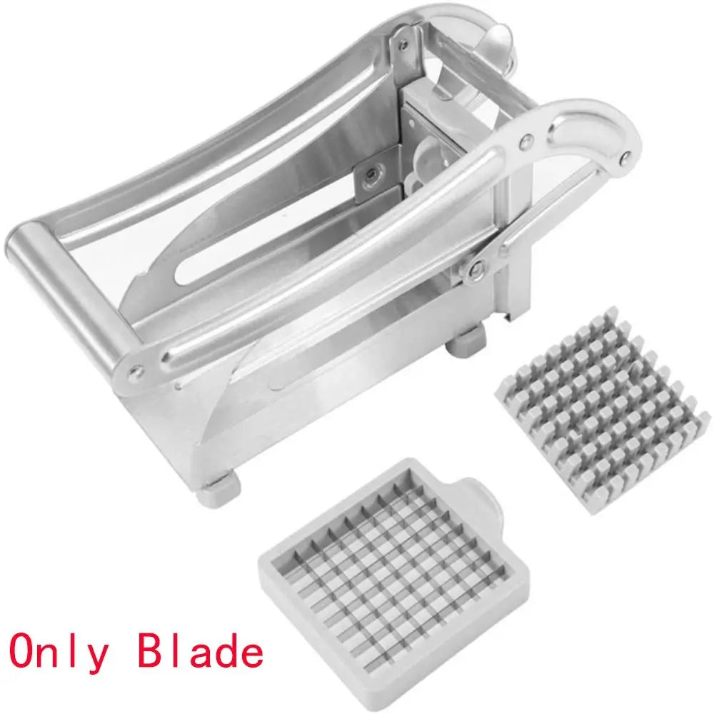 Silver 64 Hole 36 Hole Potato Slicer Stainless Steel French Fries Slicer Blade Vegetable Shredder Meat Chopper Blade