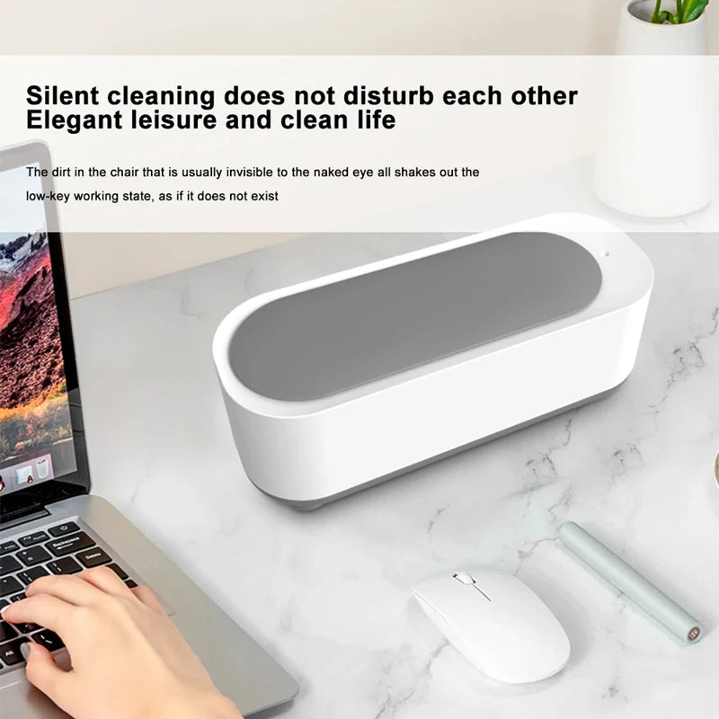 Xiaomi Ultrasonic Cleaning Machine 45KHz High Frequency Multifunctional Vibration Cleaner USB Charge Jewelry Ring Glass Cleaner