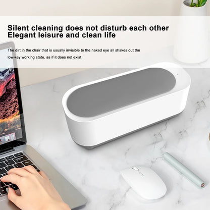 Xiaomi Ultrasonic Cleaning Machine 45000Hz High Frequency Vibration USB Charging Battery 360°Jewelry Glasses Watch Ring Cleaner