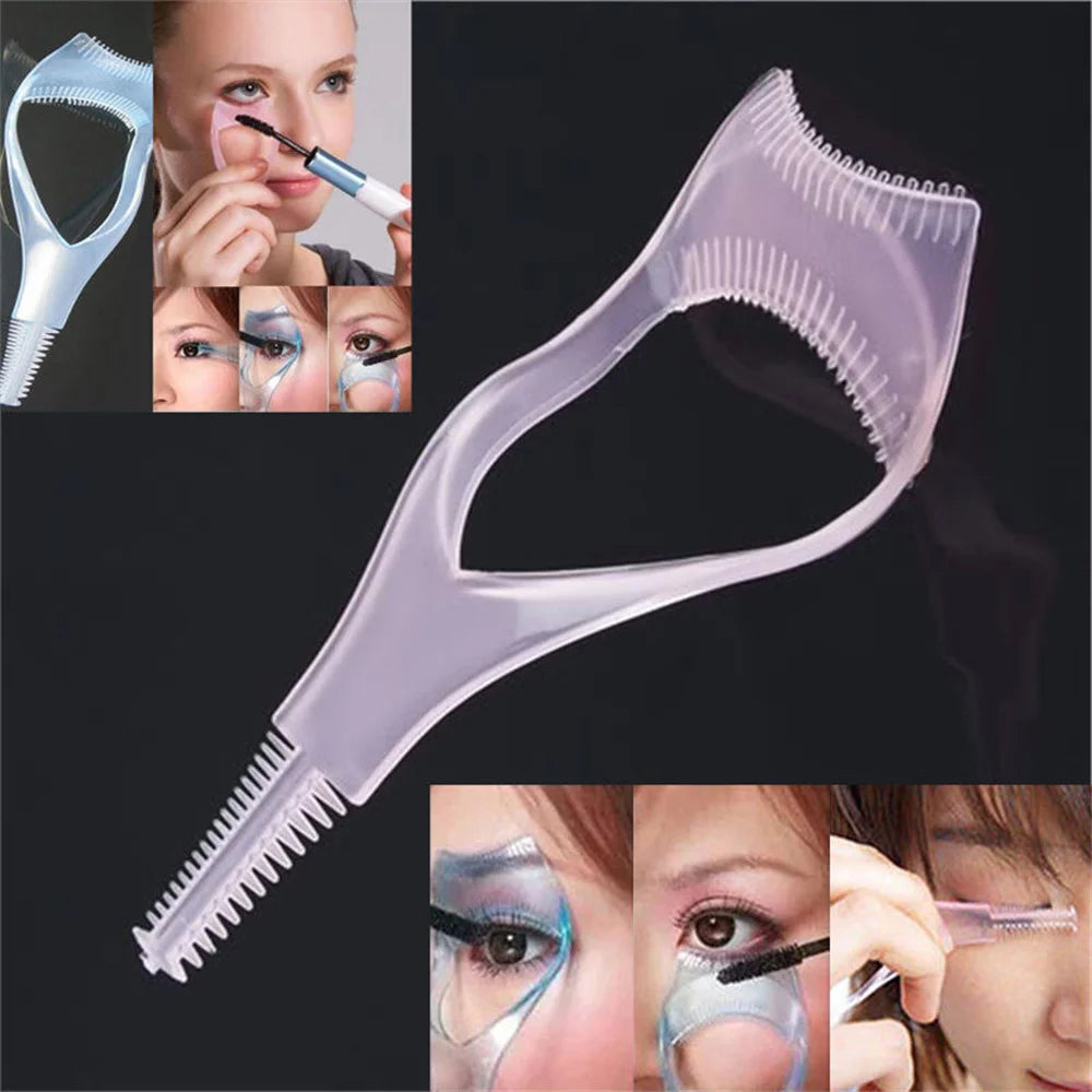 3 in 1 Eyelashes Tools Mascara Shield Applicator Guard Card Eyelash Guide for Beauty Cosmetic Makeup Tool