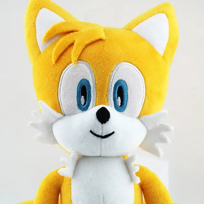 New 30CM Super Sonic Plush Toys The Hedgehog Amy Rose Knuckles Tails Cute Cartoon Soft Stuffed Doll Birthday Gifts for Children