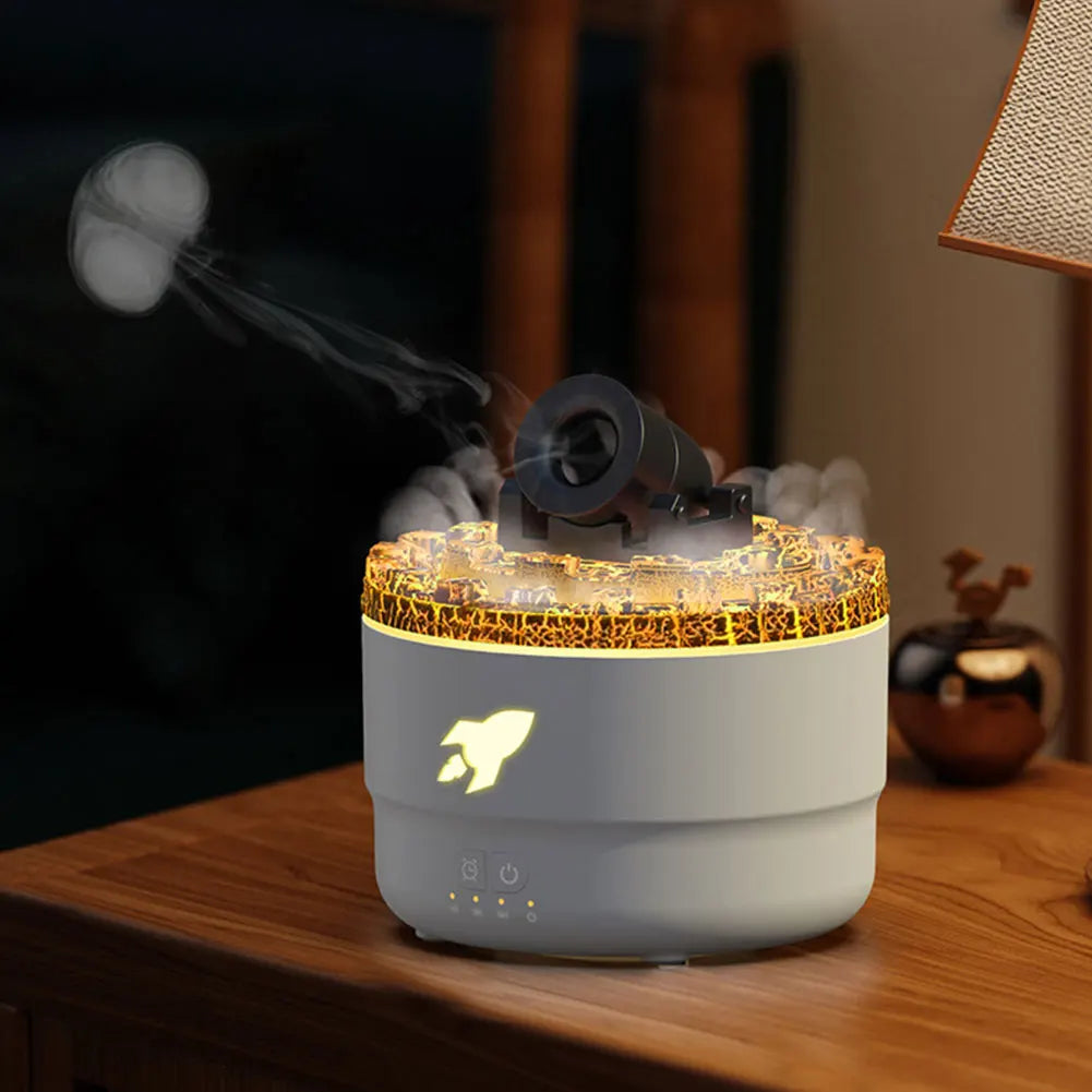 Volcanic Crack Light Cannons Humidifier Air Humidifier Cannon Blast Aroma Humidifier Cannon Blast Turret Aromatherapy Humidifier