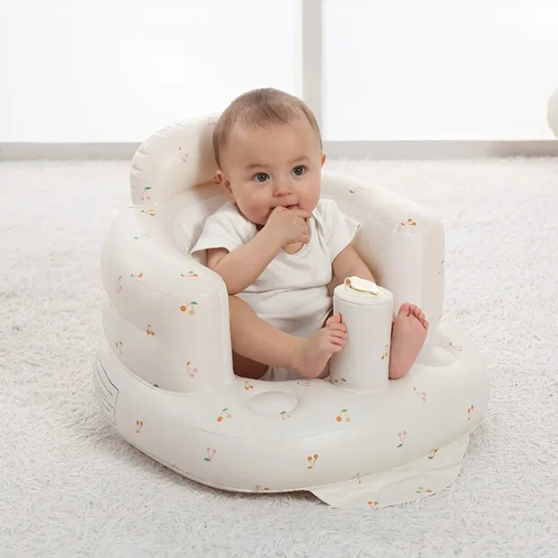 PVC Baby Inflatable Small Sofa Learning To Sit Baby Learning Seat Bath Bath Stool Portable Folding Toys Kids Sofa Sofa for Kids