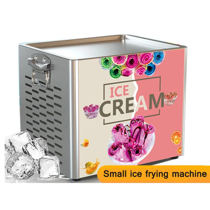 Tabletop Electric Fried Yogurt Maker Fried Ice cream Machine Home Fried Ice Cream Rolls Fried Fruit Machine Snack 220V