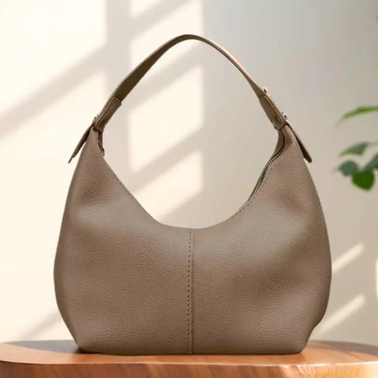 Women's Shoulder Bag 2024 Fashion Retro PU Vegan Leather Chic Small Tote Handbag Purses Luxury Design Ladies Shoulder Hand Bag