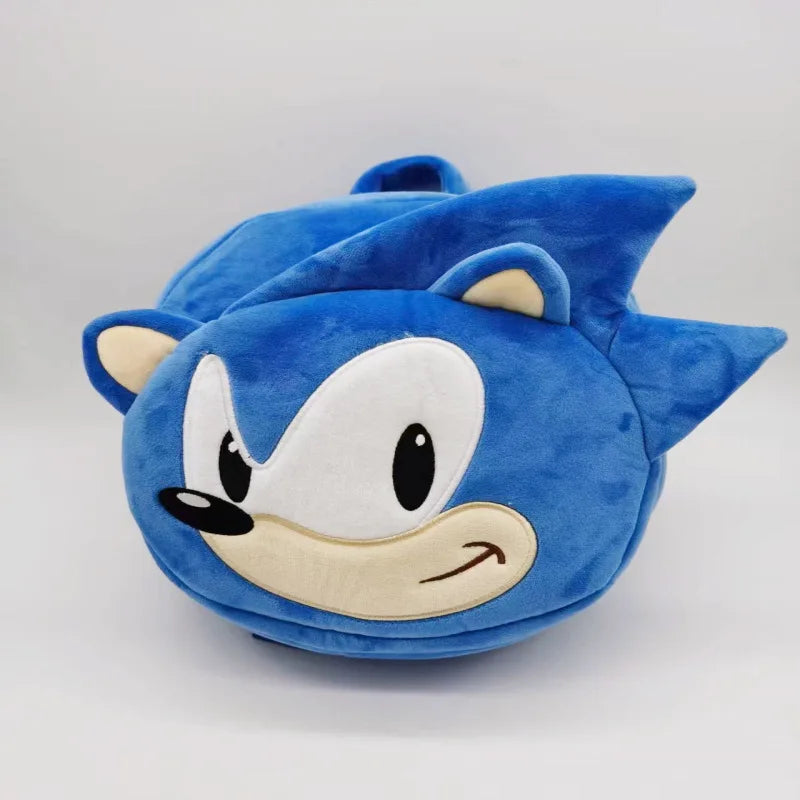 Sonic The Hedgehog Cute Plushes Backpacks Cartoon Fashion 3D Mini Women's Backpack Large Capacity Children's Kawaii Schoolbag