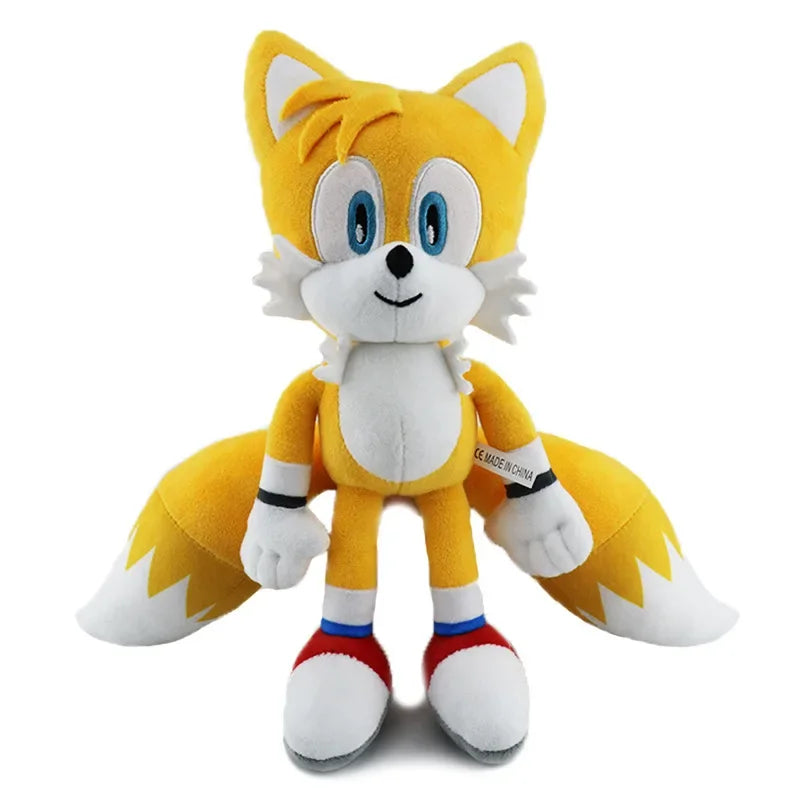 New 30cm Sonic peluches toy  cartoon hedgehog Amy Rose knuckle tail soft stuffed doll child birthday Sonic lovely  toys