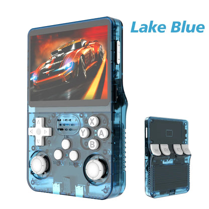 R36S Retro Handheld Video Game Console Linux System 3.5 Inch IPS Screen R35s Plus Portable Pocket Video Player 64GB 128GB