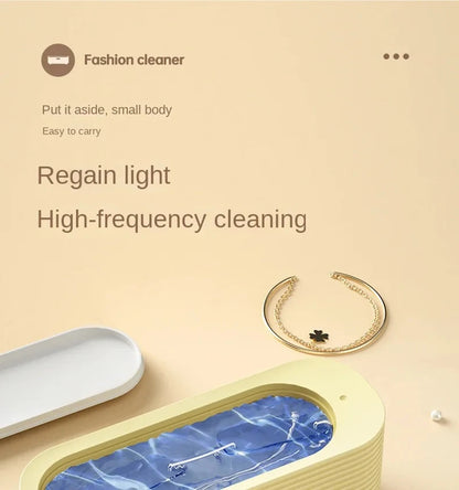 Xiaomi Multi Functional Cleaning Machine High Frequency Vibration Jewelry Glasses Cleaner Portable Mini Electric Cleaning Box