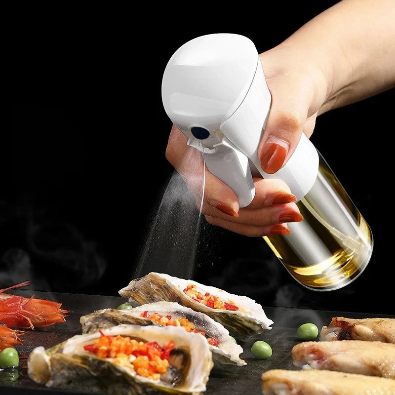 200ml 300ml Oil Spray Bottle Kitchen BBQ Cooking Olive Oil Dispenser Camping Baking Empty Vinegar Soy Sauce Sprayer Containers