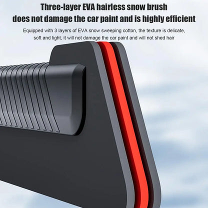 3-in-1 80.5*10.5cm Winter car detachable snow plow Aluminum alloy shovel Sweep 1 Snow sweep snow defrost EVA grip cleaning tools