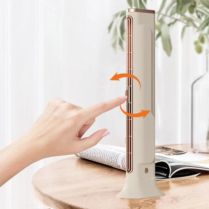 Portable Tower Fan 3 Speeds Bladeless Fan Quiet Clip On Computer Fan Monitor Clip On Fan for Bedroom Living Room Office