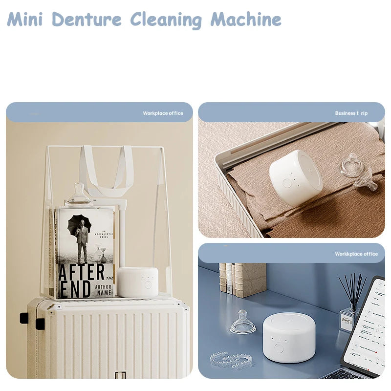 New Electric Braces Box Cleaning Box Multi-function Invisible Retainer Denture Cleaning Machine Jewelry Orthodontic Cleaner