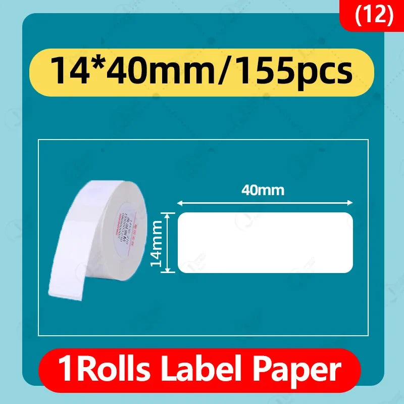 NIIMBOT D11/D110/D101/H1 Mini self-adhesive thermal label paper,   price tag, stickers, item cla Label Sticker