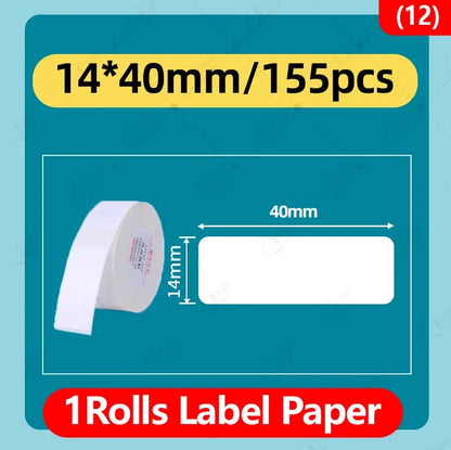 NIIMBOT D11/D110/D101/H1 Mini self-adhesive thermal label paper,   price tag, stickers, item cla Label Sticker