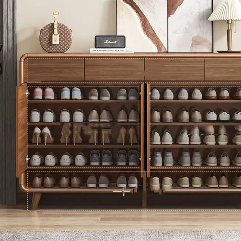 Nordic retro luxury corridor shoe cabinet