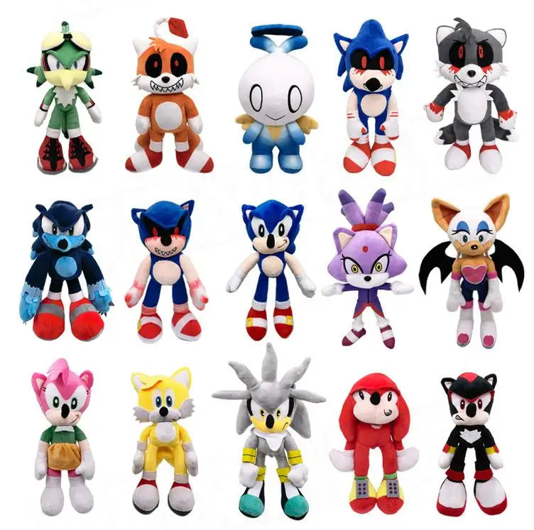 PP Cotton Sonic Plush Toy the Hedgehog Plush Doll Action Figure Toys Decoration Children's Birthday Gift