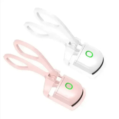 Electric Heated Eyelash Curler 24 Hours Long Lasting Naturally Eyelashes Electric Heated Eyelash Curler with Flexible Silicone