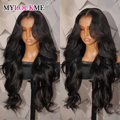 13x6 13x4 360 Full Transparent Lace Front Human Hair Wig 200% Body Wave Lace Frontal Wig Preplucked Lace Front Wigs For Women