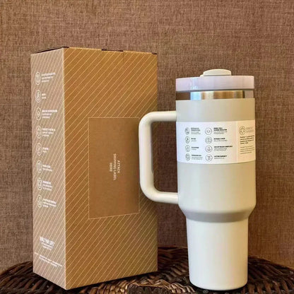 2025 New 40OZ Cup Straw Car travel mug Coffee mug Stanley with treated insulation 314 stainless steel lid