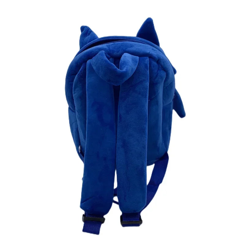 40Cm Hot Sale Super Sonic The Hedgehog Backpack Game Anime Children Plushie Travel Bag Cartoon Soft Plush Kids Schoolbag Toys