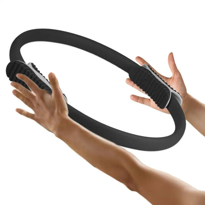 32cm Circles Pilates Ring Yoga Fitness Ring Women Girl Exercise Home Resistance Elasticity Yoga Gym Workout Pilates Circles